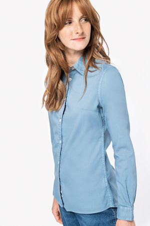 NS503 - Washed damesblouse