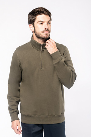 K487 Sweater met ritshals