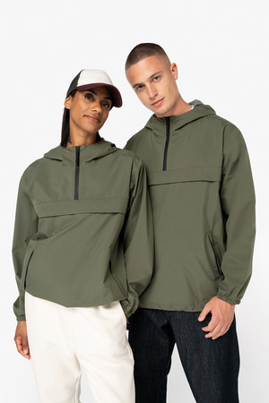 NS616 - Ecologische waterdichte uniseks windbreaker kwartrits
